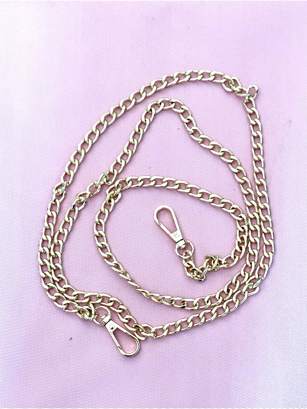Gold Chain Strap with Lobster Clasps - Women Accessories